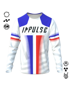 Camiseta de motocross personalizable IMPULSE PATRIOT, sublimaci&oacute;n Impulse Racing
