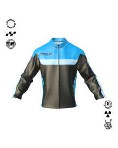 Veste softshell personnalisable Impulse Line, graphisme lignes &eacute;pur&eacute;es