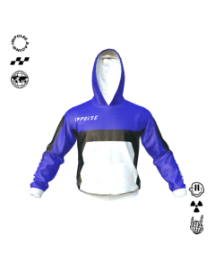 Sweat &agrave; capuche personnalisable Impulse Factory, graphisme allure paddock
