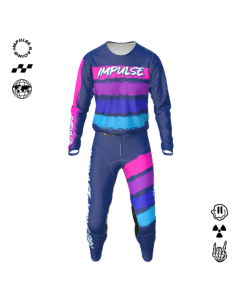 Tenue de motocross personnalisable IMPULSE PAINT, maillot et pantalon Impulse Racing