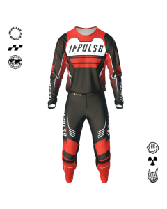 Tenue de motocross personnalisable IMPULSE RACER, maillot et pantalon Impulse Racing