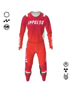 Tenue de motocross personnalisable IMPULSE PEAK, maillot et pantalon Impulse Racing