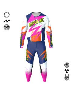 Customizable IMPULSE 90'S motocross outfit, Impulse Racing jersey and pants