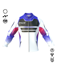 Veste softshell personnalisable Impulse Racer, graphisme esprit course