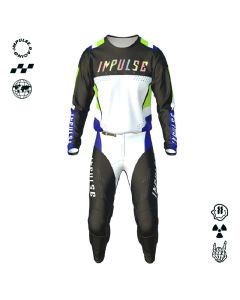 Equipaci&oacute;n de ciclismo BMX y MTB personalizable IMPULSE TECH, maillot y parte de abajo Impulse Racing
